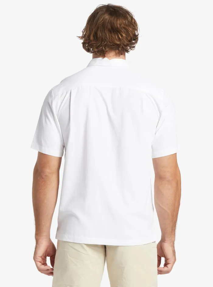 Shirts and Polos Men Quiksilver Waterman Waterman Tahiti Palms Premium AntiWrinkle Shirt White Shirts and Polos Men Quiksilver Waterman Waterman Tahiti Palms Premium AntiWrinkle Shirt White
