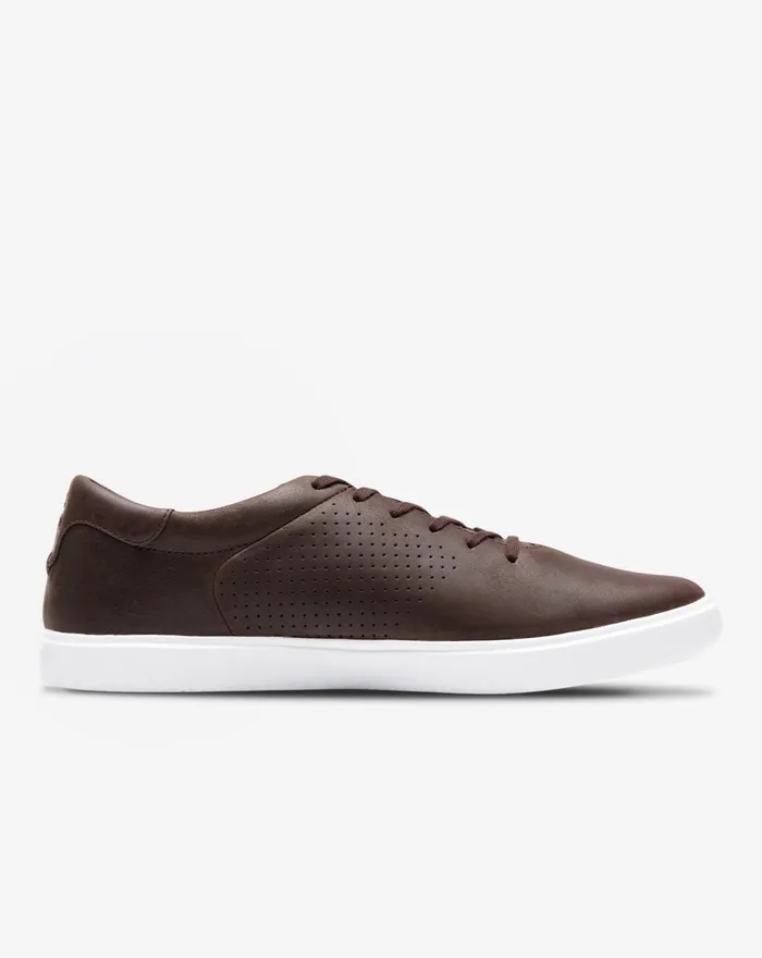 Shoes Lace Up TravisMathew PHENOM LEATHER SHOE Dark Brown