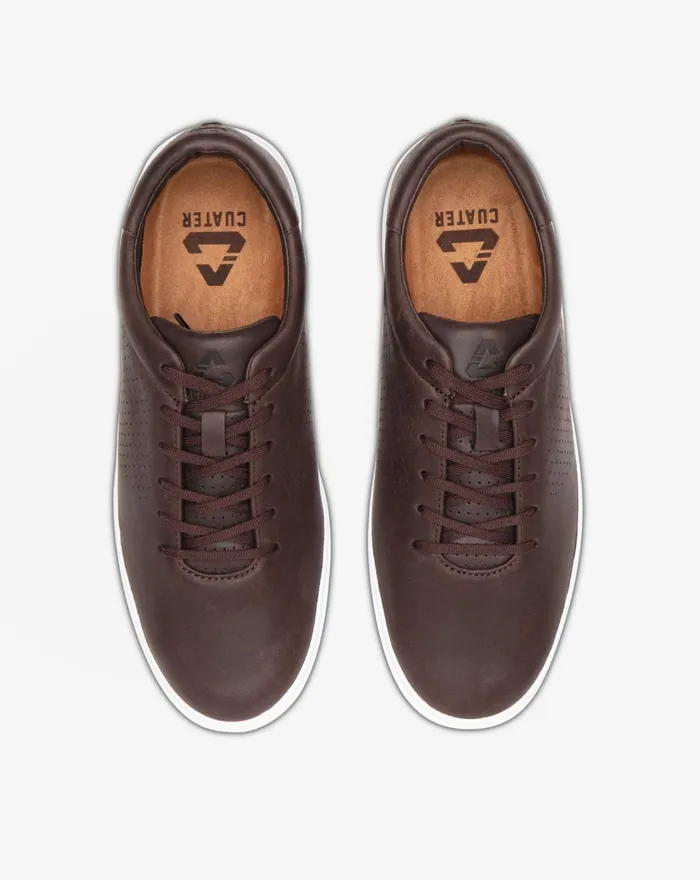Shoes Lace Up TravisMathew PHENOM LEATHER SHOE Dark Brown