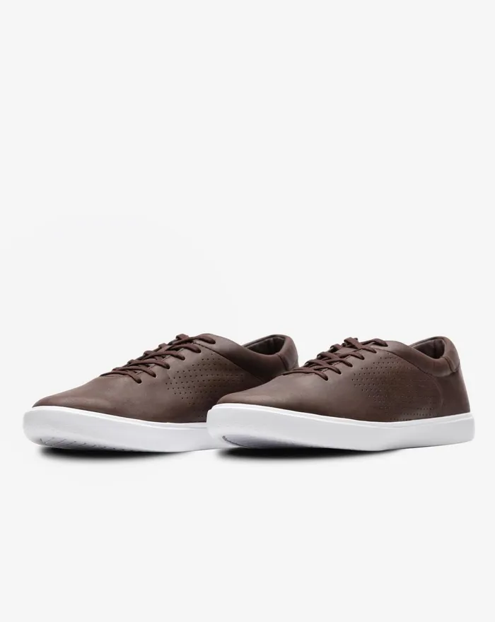 Shoes Lace Up TravisMathew PHENOM LEATHER SHOE Dark Brown
