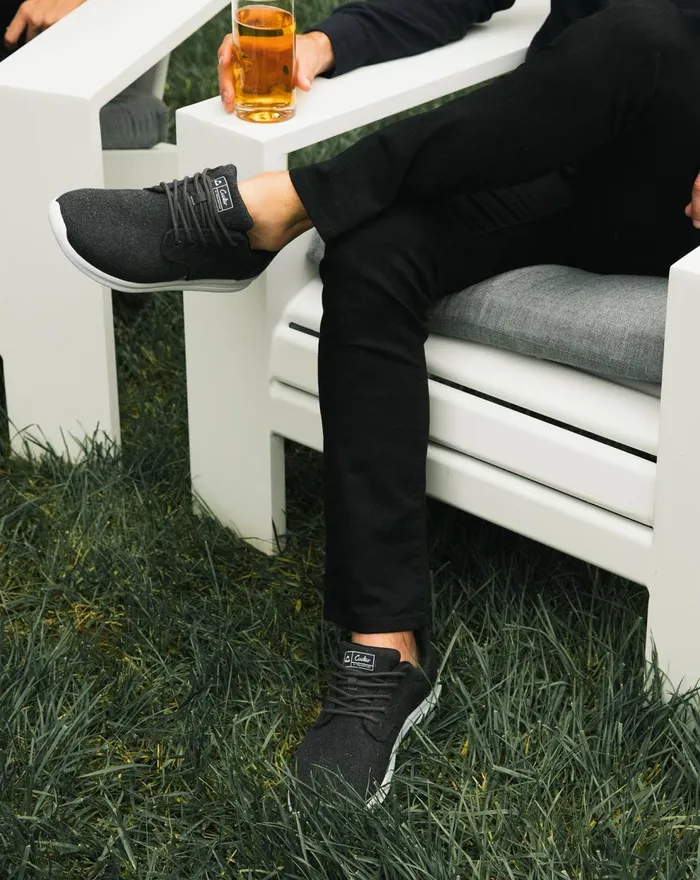 Shoes Lace Up TravisMathew THE DAILY WOOL SHOE Charcoal