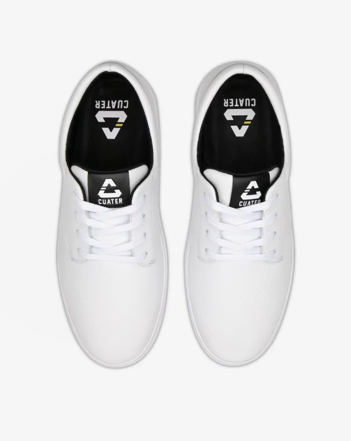 Shoes Lace Up TravisMathew THE WILDCARD LEATHER SPIKELESS GOLF SHOE White