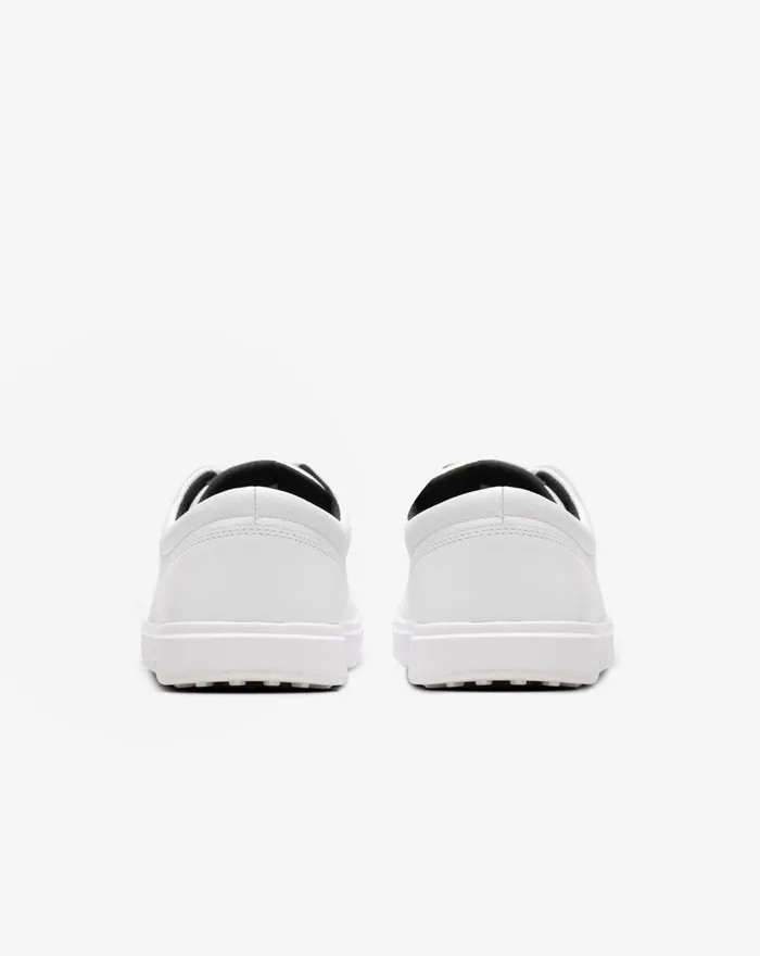 Shoes Lace Up TravisMathew THE WILDCARD LEATHER SPIKELESS GOLF SHOE White