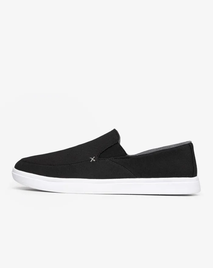 Shoes Slip On TravisMathew PHENOM SLIPON Black Woven