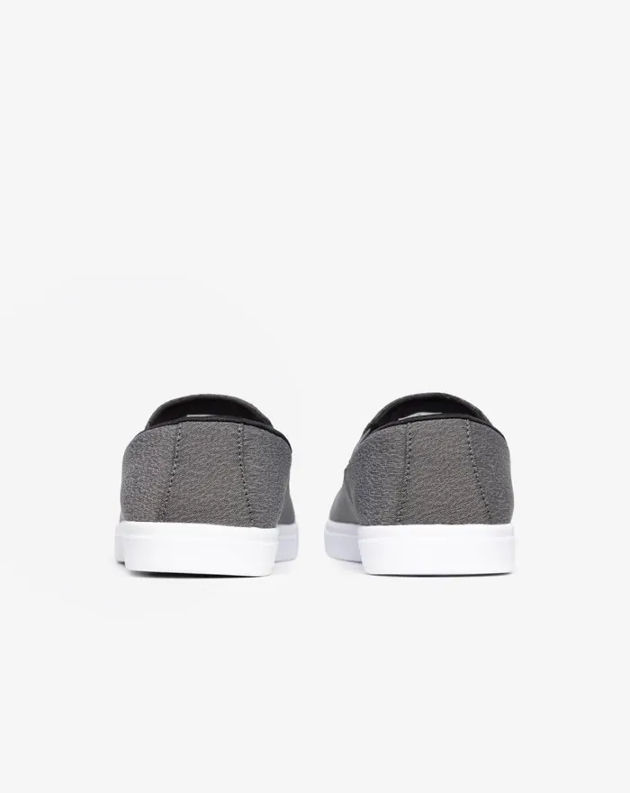 Shoes Slip On TravisMathew PHENOM SLIPON Heather Dark Grey Woven