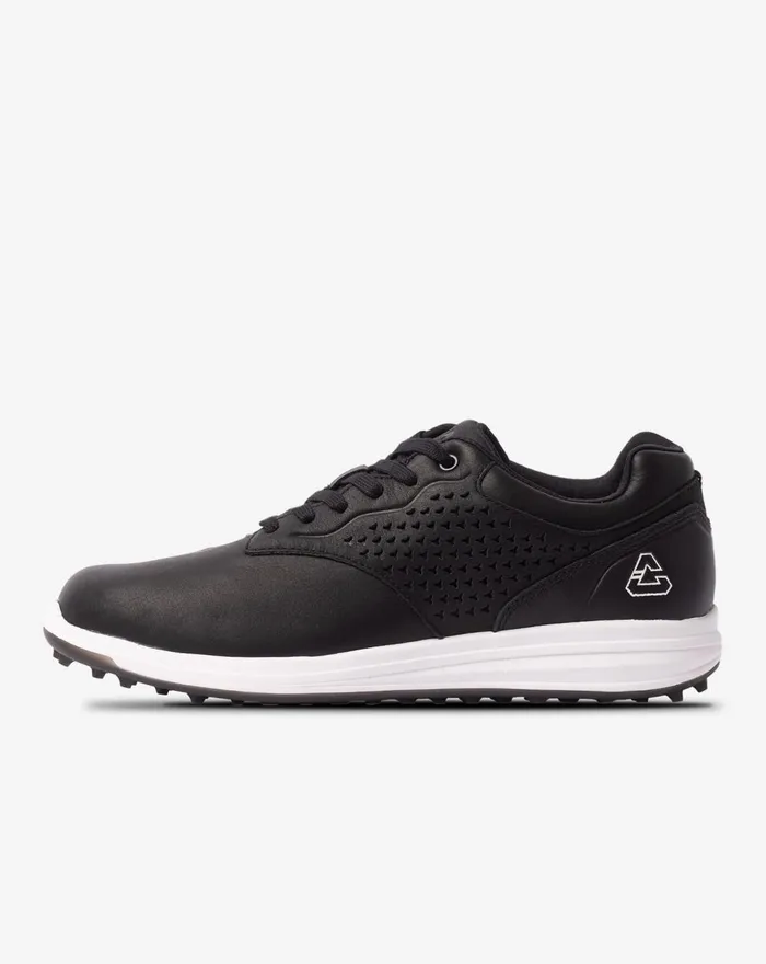 Shoes Spiked TravisMathew THE MONEYMAKER LUX SPIKELESS GOLF SHOE Black