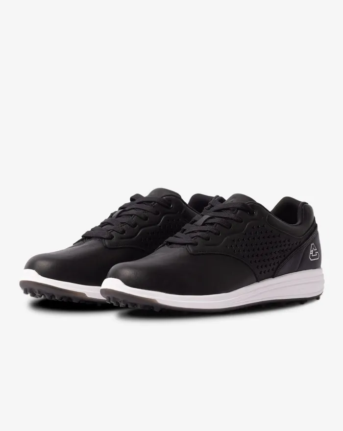 Shoes Spiked TravisMathew THE MONEYMAKER LUX SPIKELESS GOLF SHOE Black