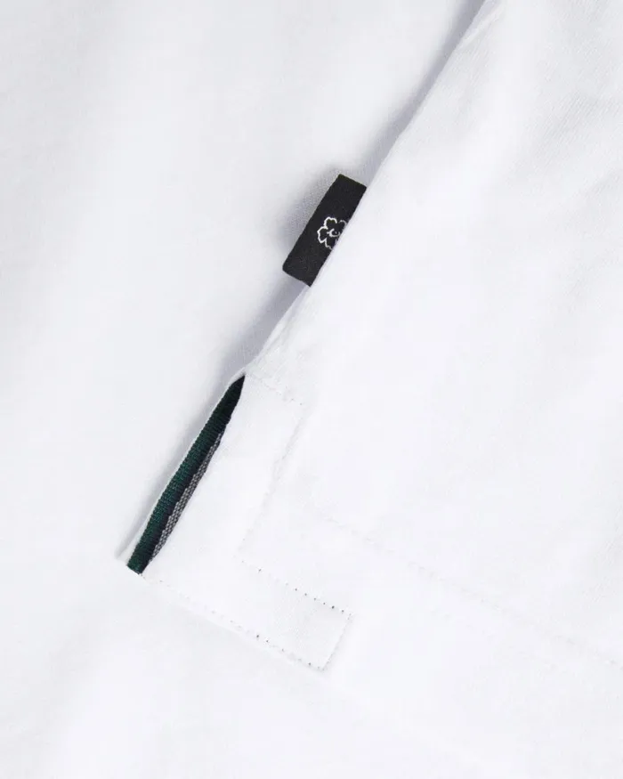 Short Sleeve Graphic Oversized TShirt White Men Ted Baker Clothing