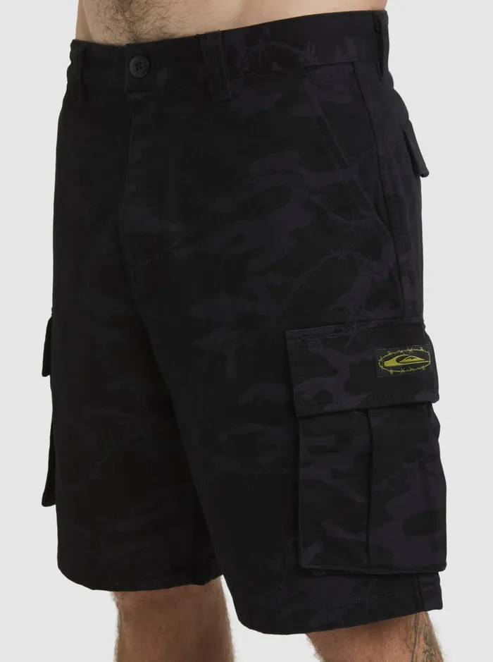 Shorts and Amphibians Men Quiksilver Mikey Cargo Shorts Tarmac Mongrel Camo Shorts and Amphibians Men Quiksilver Mikey Cargo Shorts Tarmac Mongrel Camo