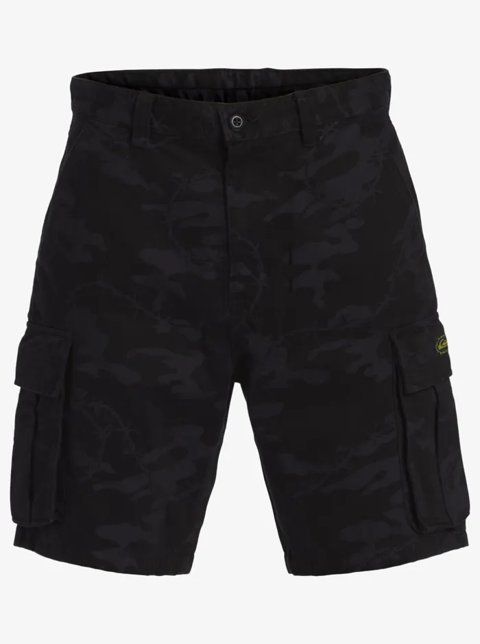 Shorts and Amphibians Men Quiksilver Mikey Cargo Shorts Tarmac Mongrel Camo Shorts and Amphibians Men Quiksilver Mikey Cargo Shorts Tarmac Mongrel Camo