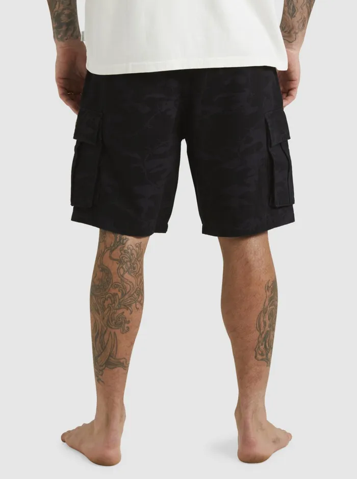 Shorts and Amphibians Men Quiksilver Mikey Cargo Shorts Tarmac Mongrel Camo Shorts and Amphibians Men Quiksilver Mikey Cargo Shorts Tarmac Mongrel Camo
