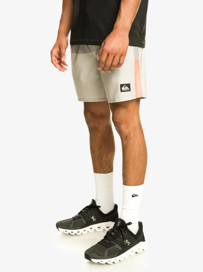 Shorts and Amphibians Men Quiksilver Omni Stretch 17034 Training Shorts Grey Violet Shorts and Amphibians Men Quiksilver Omni Stretch 17034 Training Shorts Grey Violet