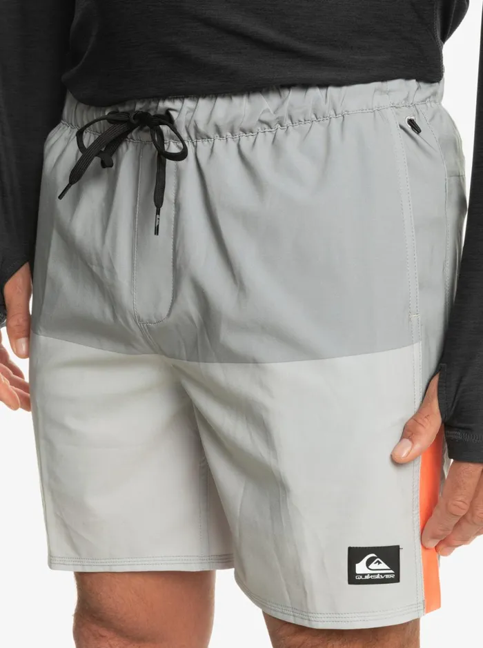 Shorts and Amphibians Men Quiksilver Omni Stretch 17034 Training Shorts Grey Violet Shorts and Amphibians Men Quiksilver Omni Stretch 17034 Training Shorts Grey Violet