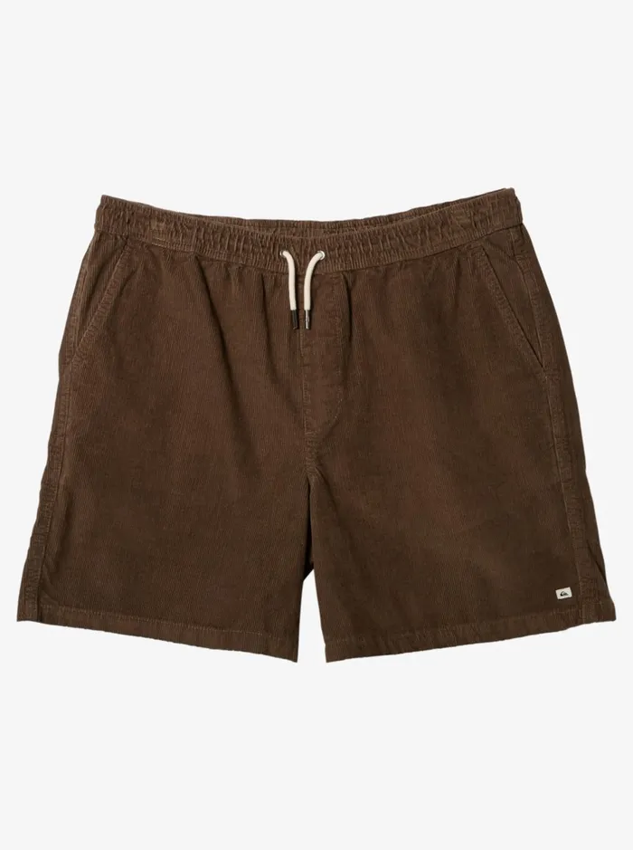 Shorts and Amphibians Men Quiksilver Taxer Cord Shorts Major Brown