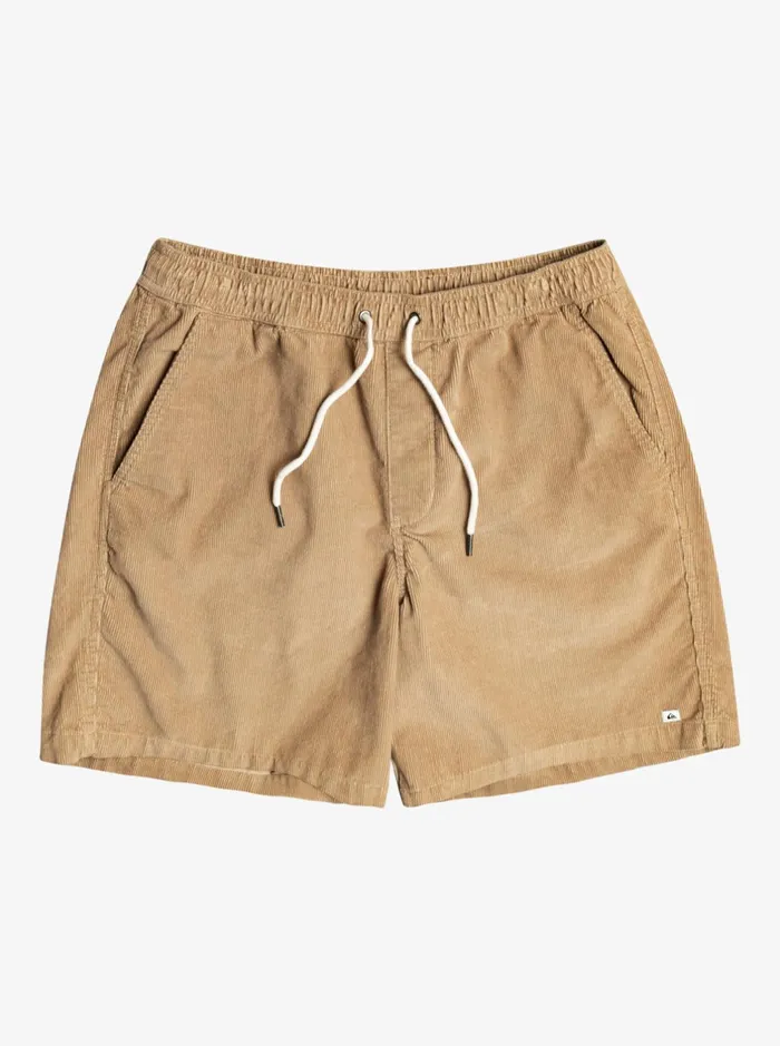 Shorts and Amphibians Men Quiksilver Taxer Cord Shorts Plage