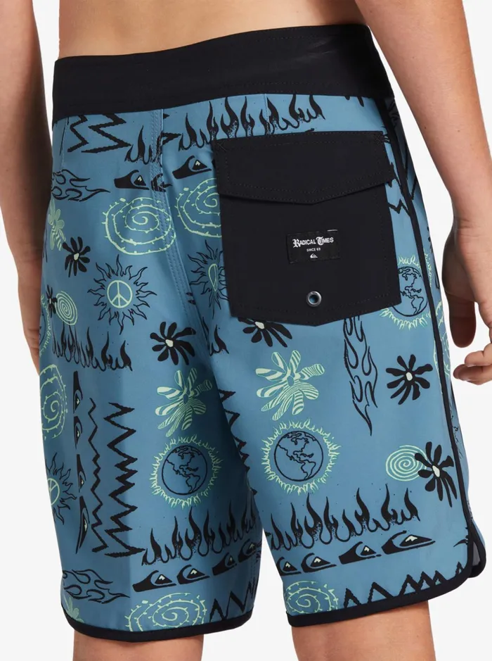 Shorts Boys Quiksilver Boy039s 816 Surfsilk Radical Scallop 16 Boardshorts Aegean Blue Shorts Boys Quiksilver Boy039s 816 Surfsilk Radical Scallop 16 Boardshorts Aegean Blue