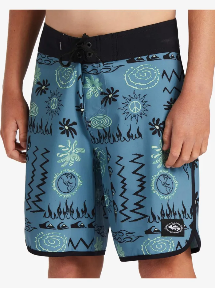 Shorts Boys Quiksilver Boy039s 816 Surfsilk Radical Scallop 16 Boardshorts Aegean Blue Shorts Boys Quiksilver Boy039s 816 Surfsilk Radical Scallop 16 Boardshorts Aegean Blue