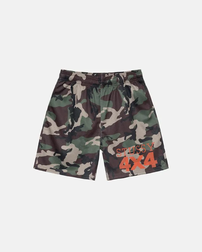 Shorts Men Stussy 4X4 MESH SHORT Camo