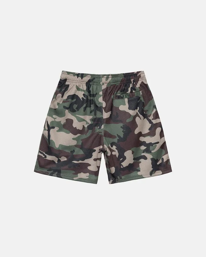 Shorts Men Stussy 4X4 MESH SHORT Camo Shorts Men Stussy 4X4 MESH SHORT Camo