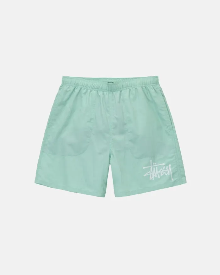 Shorts Men Stussy BIG BASIC WATER SHORT Mint
