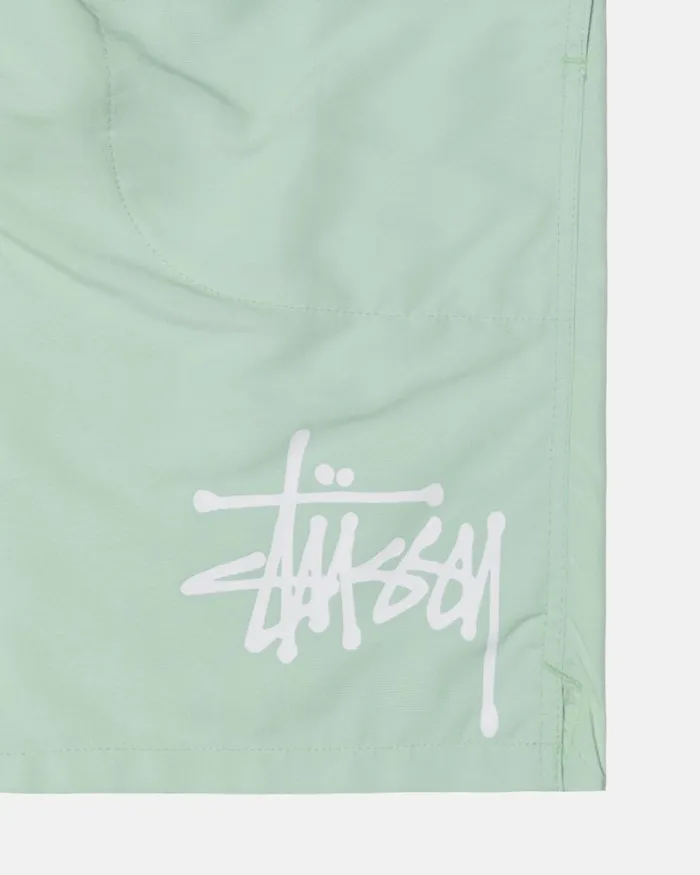 Shorts Men Stussy BIG BASIC WATER SHORT Mint Shorts Men Stussy BIG BASIC WATER SHORT Mint