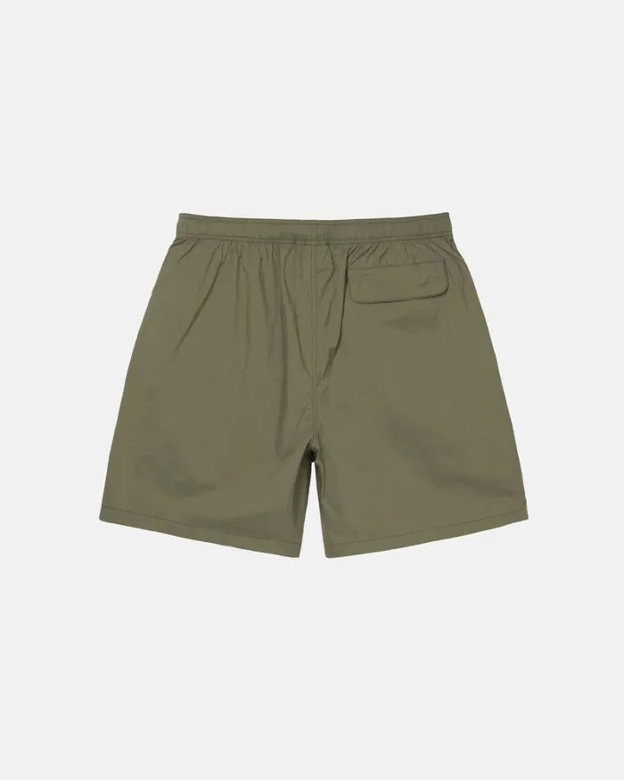 Shorts Men Stussy BIG STOCK NYLON SHORT Olive Shorts Men Stussy BIG STOCK NYLON SHORT Olive