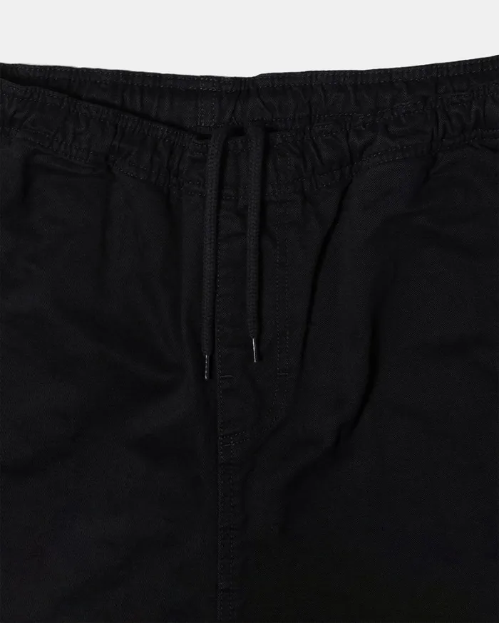 Shorts Men Stussy BRUSHED BEACH SHORT Black Shorts Men Stussy BRUSHED BEACH SHORT Black