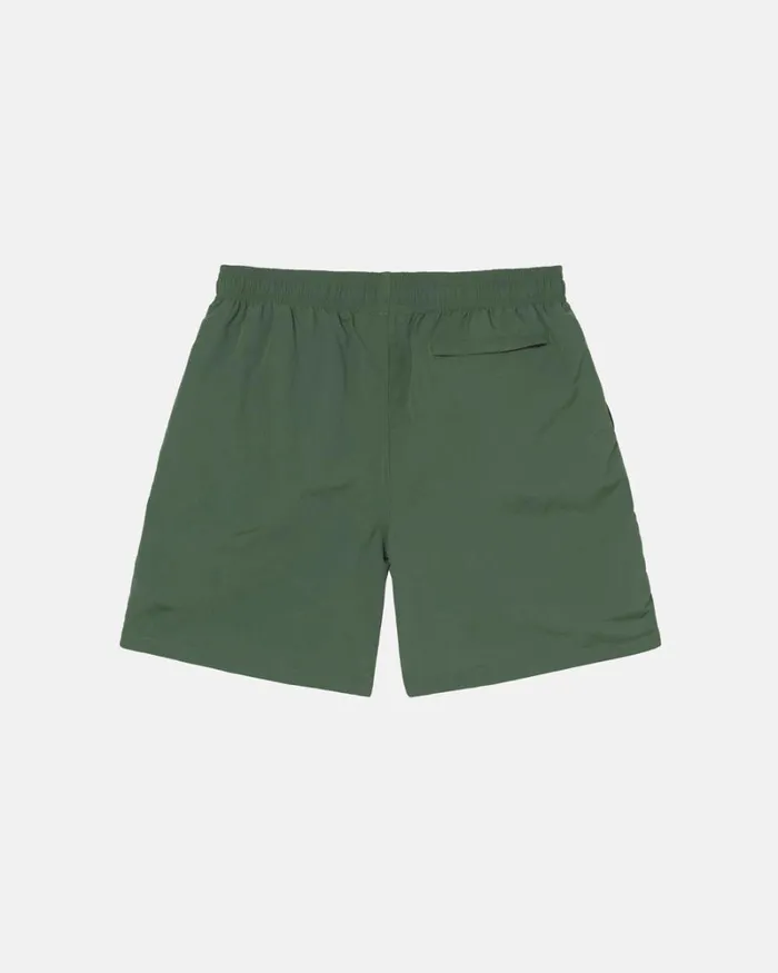 Shorts Men Stussy CURLY S WATER SHORT Pine Shorts Men Stussy CURLY S WATER SHORT Pine