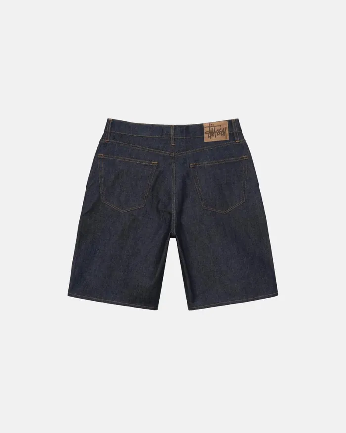 Shorts Men Stussy RAW DENIM BIG OL039 SHORTS Raw Shorts Men Stussy RAW DENIM BIG OL039 SHORTS Raw