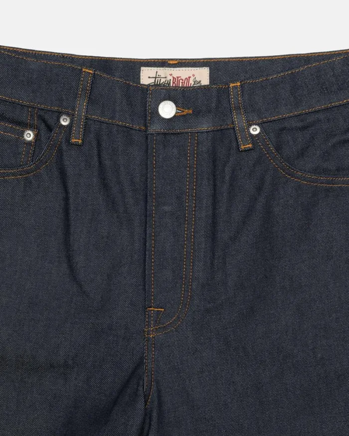 Shorts Men Stussy RAW DENIM BIG OL039 SHORTS Raw Shorts Men Stussy RAW DENIM BIG OL039 SHORTS Raw