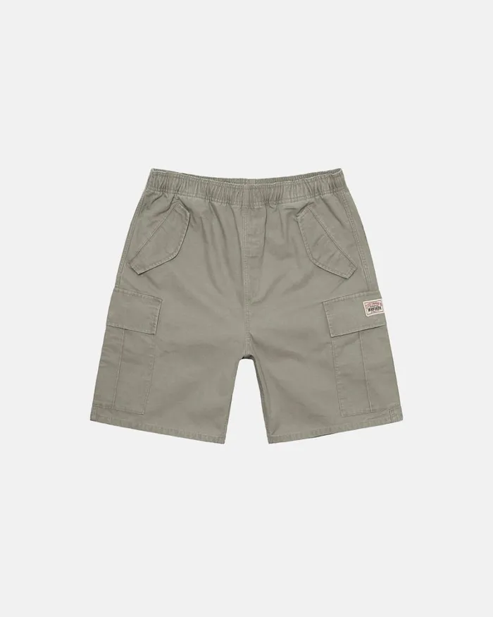 Shorts Men Stussy RIPSTOP CARGO BEACH SHORT Olive