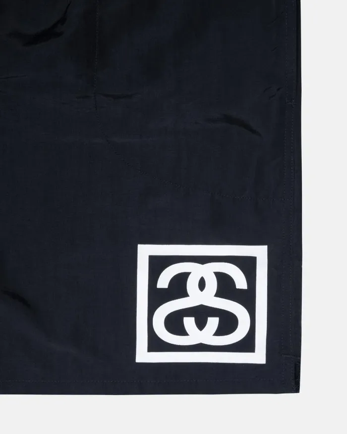 Shorts Men Stussy SSLINK WATER SHORT Black Shorts Men Stussy SSLINK WATER SHORT Black