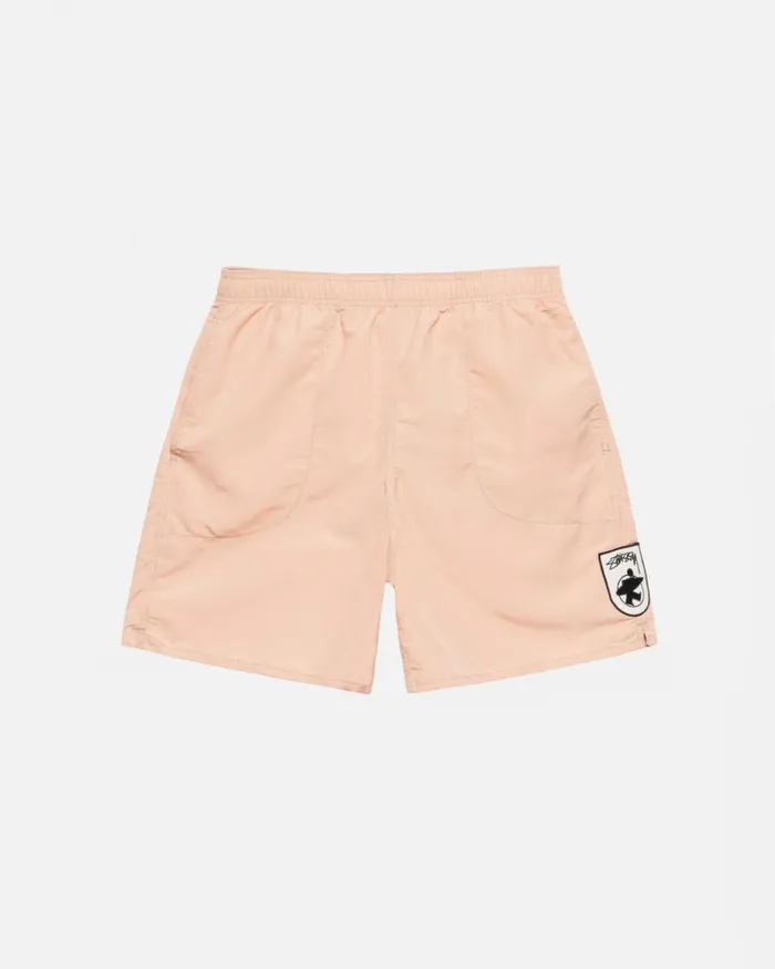 Shorts Men Stussy SURFMAN PATCH WATER SHORT Salmon