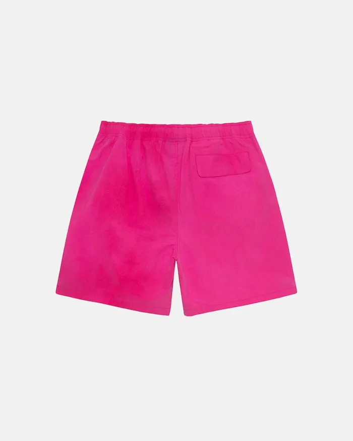 Shorts Men Stussy WAVE DYE NYLON SHORT Fuchsia Shorts Men Stussy WAVE DYE NYLON SHORT Fuchsia