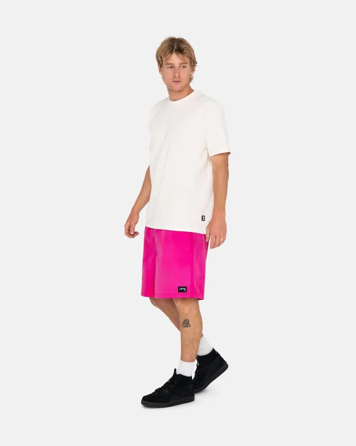 Shorts Men Stussy WAVE DYE NYLON SHORT Fuchsia Shorts Men Stussy WAVE DYE NYLON SHORT Fuchsia