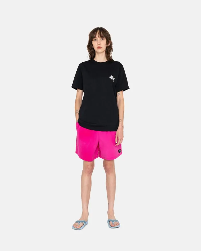 Shorts Men Stussy WAVE DYE NYLON SHORT Fuchsia Shorts Men Stussy WAVE DYE NYLON SHORT Fuchsia