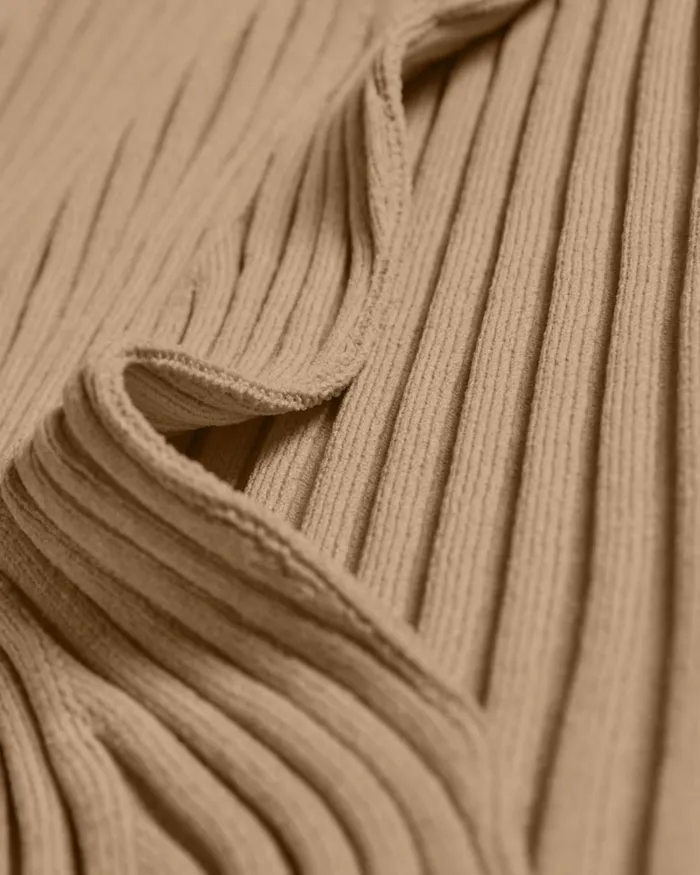 Side Slit Detail Knit Dress Light Brown Women Ted Baker Dresses Side Slit Detail Knit Dress Light Brown Women Ted Baker Dresses