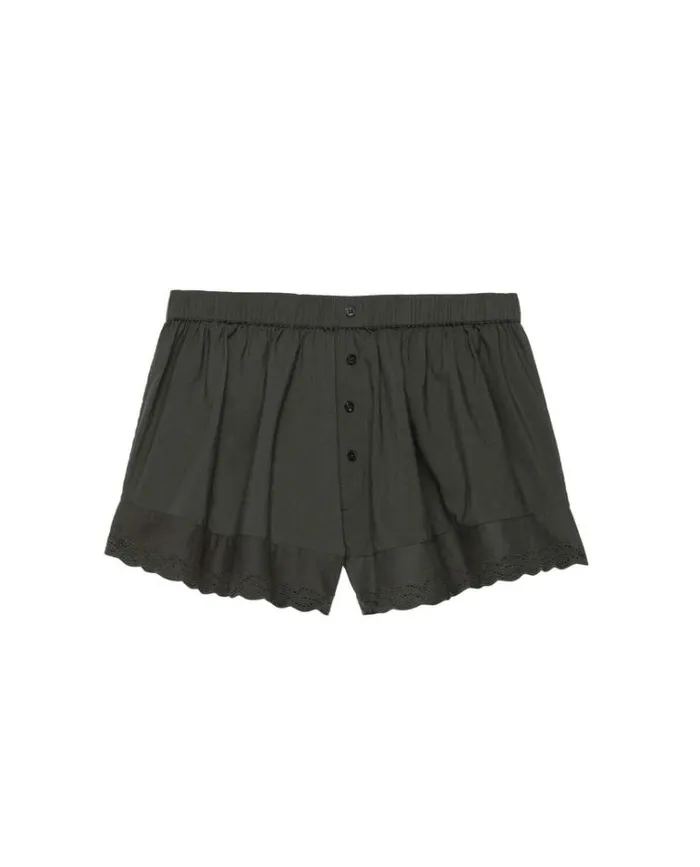 Sleep Bottoms Women039s The Great The Eyelet Tap Short Black