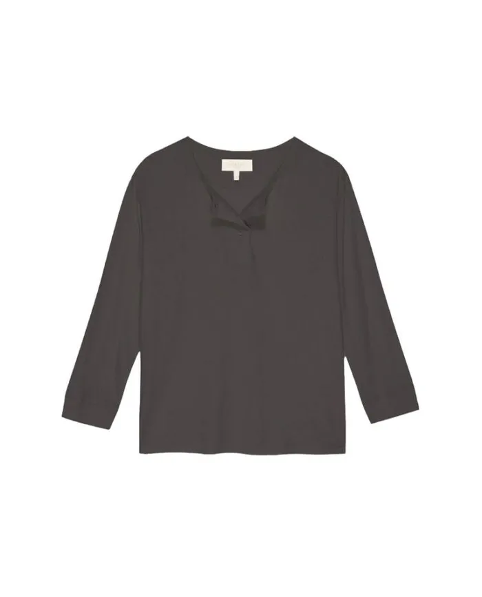 Sleep Tops Women039s The Great The Sleep Henley Washed Black