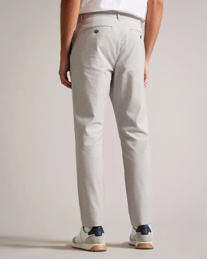 Slim Fit Dogtooth Trousers Gray Men Ted Baker Clothing Slim Fit Dogtooth Trousers Gray Men Ted Baker Clothing