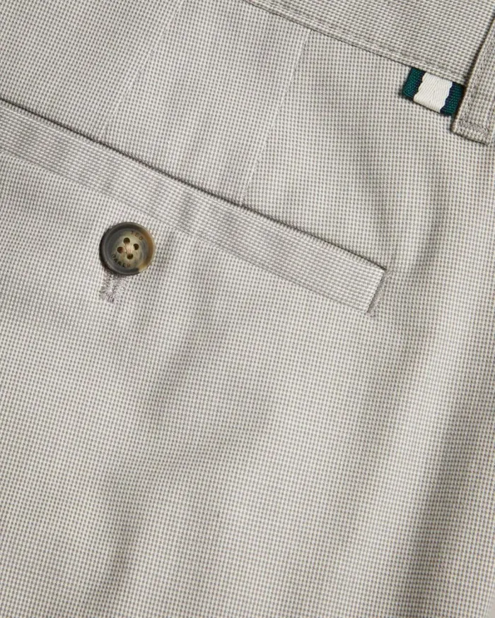 Slim Fit Dogtooth Trousers Gray Men Ted Baker Clothing Slim Fit Dogtooth Trousers Gray Men Ted Baker Clothing