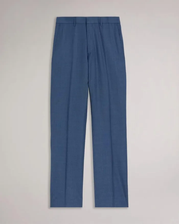 Slim Light Blue Suit Trousers Light Blue Men Ted Baker Clothing