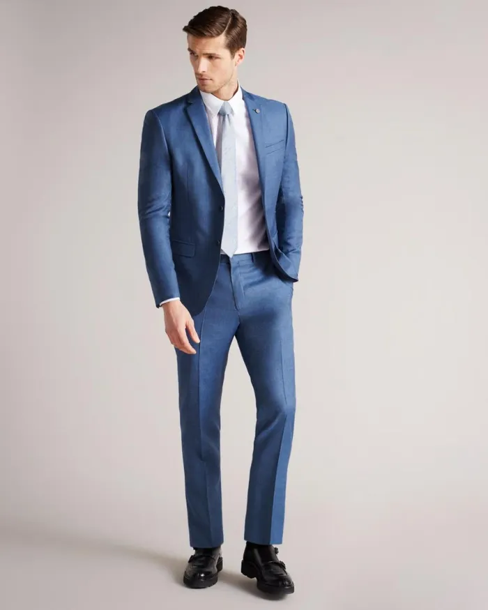 Slim Light Blue Suit Trousers Light Blue Men Ted Baker Clothing Slim Light Blue Suit Trousers Light Blue Men Ted Baker Clothing