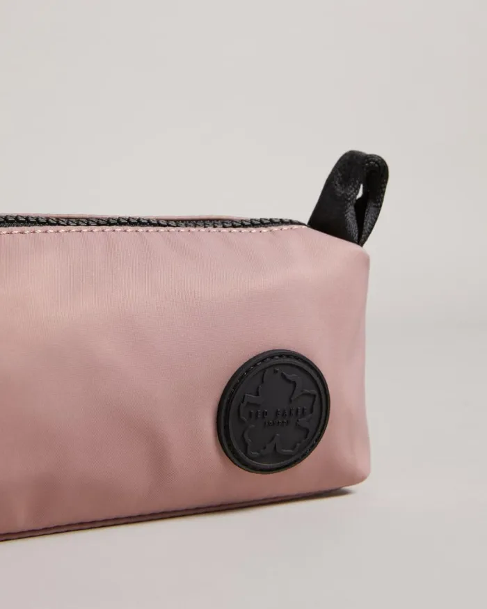 Small Nylon Washbag Pale Pink Women Ted Baker Wash and Makeup Bags Small Nylon Washbag Pale Pink Women Ted Baker Wash and Makeup Bags
