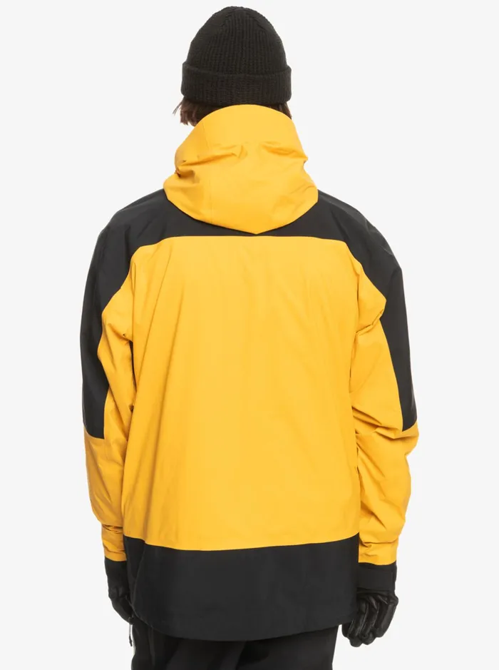 Snow Jackets Men Quiksilver Ultralight GoreTex Technical Snow Jacket Mineral Yellow Snow Jackets Men Quiksilver Ultralight GoreTex Technical Snow Jacket Mineral Yellow
