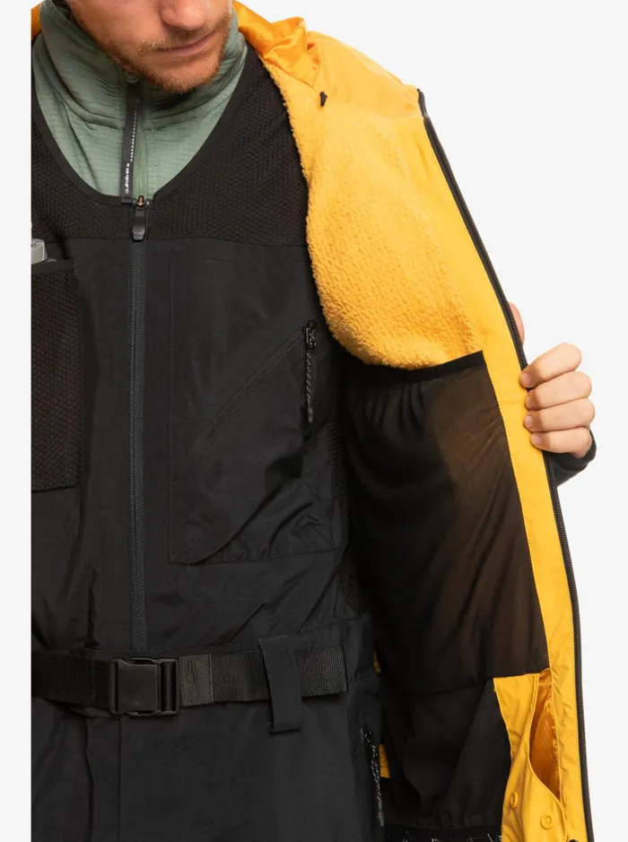 Snow Jackets Men Quiksilver Ultralight GoreTex Technical Snow Jacket Mineral Yellow Snow Jackets Men Quiksilver Ultralight GoreTex Technical Snow Jacket Mineral Yellow