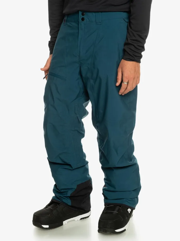 Snow Pants Men Quiksilver Forever Stretch GoreTex Snow Pants Majolica Blue Snow Pants Men Quiksilver Forever Stretch GoreTex Snow Pants Majolica Blue