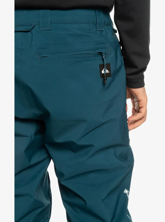 Snow Pants Men Quiksilver Forever Stretch GoreTex Snow Pants Majolica Blue Snow Pants Men Quiksilver Forever Stretch GoreTex Snow Pants Majolica Blue