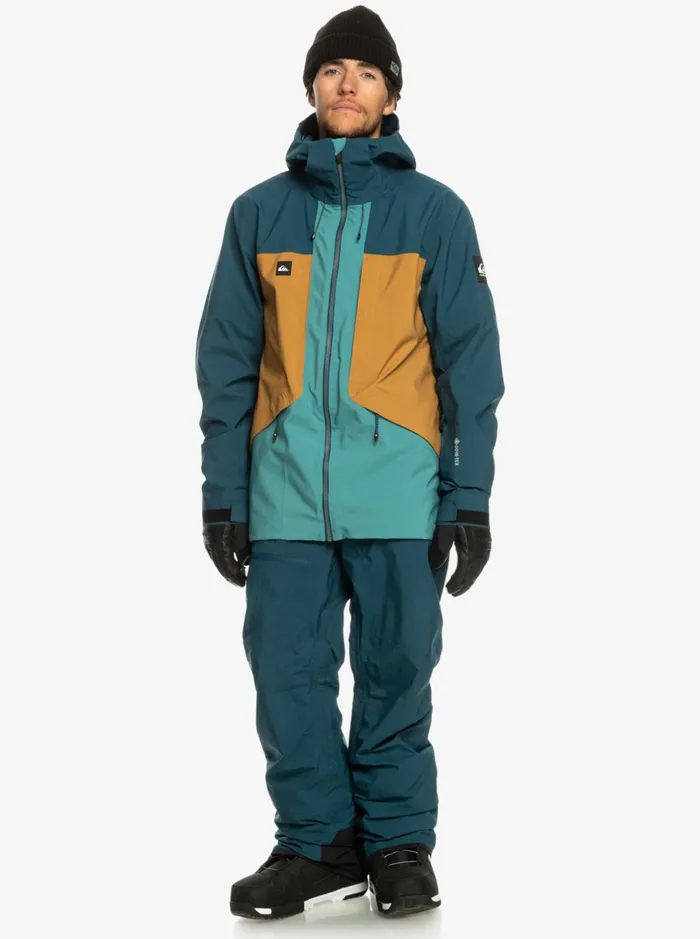 Snow Pants Men Quiksilver Forever Stretch GoreTex Snow Pants Majolica Blue Snow Pants Men Quiksilver Forever Stretch GoreTex Snow Pants Majolica Blue