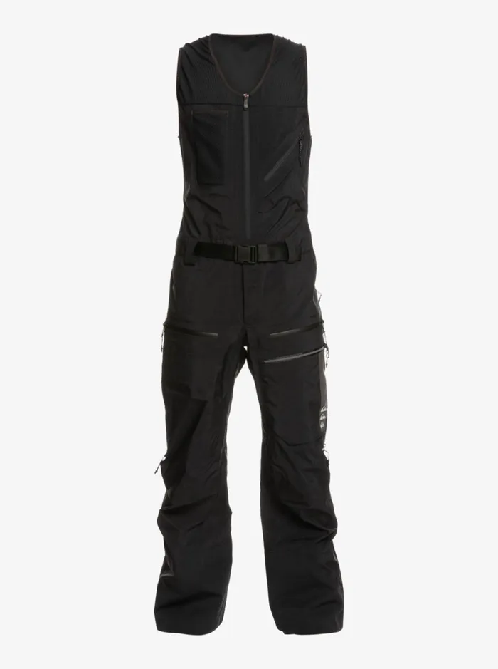 Snow Pants Men Quiksilver Highline Pro Insulated 3l GoreTex Snow Bib Pants True Black Snow Pants Men Quiksilver Highline Pro Insulated 3l GoreTex Snow Bib Pants True Black
